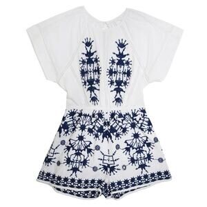 Basta Surf Embroidered Romper Size Small